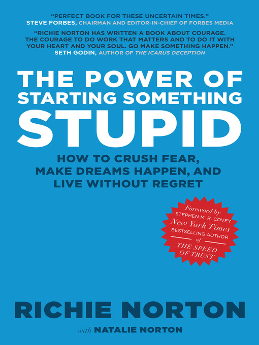 Richie Norton创作的The Power of Starting Something Stupid作品的详细信息 - 可供借阅